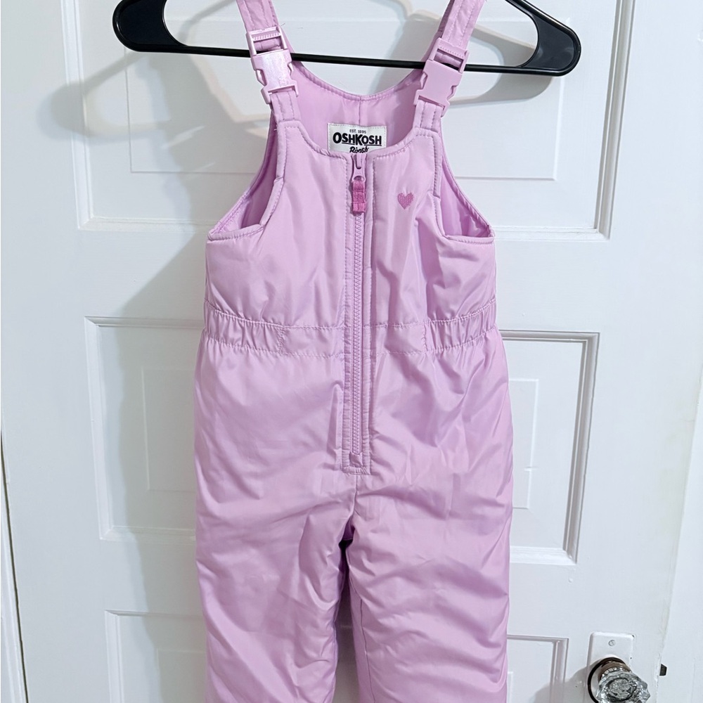 OshKosh B'gosh Light Purple Kids Snow Bib